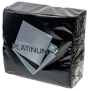 Platinum Dinner Napkin Black GT Fold