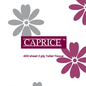 Caprice Toilet Paper Roll 400 Sheet Individually Wrapped